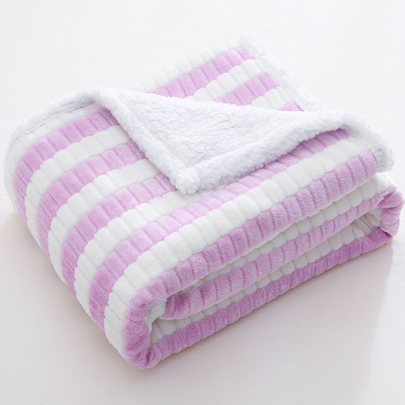 Thick Fleece Baby Blankets