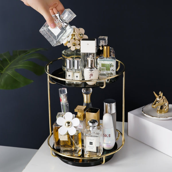 Luxury Pet Desktop Cosmetic Storage Box Acrylic Vanity Skincare Sundries  Coffee Table Snack Organizer Basket