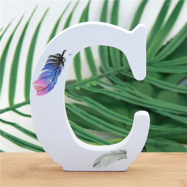 Alphabet Letters - Feather Edition - The Decor House