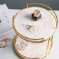Golden Marble Style Beauty Organiser