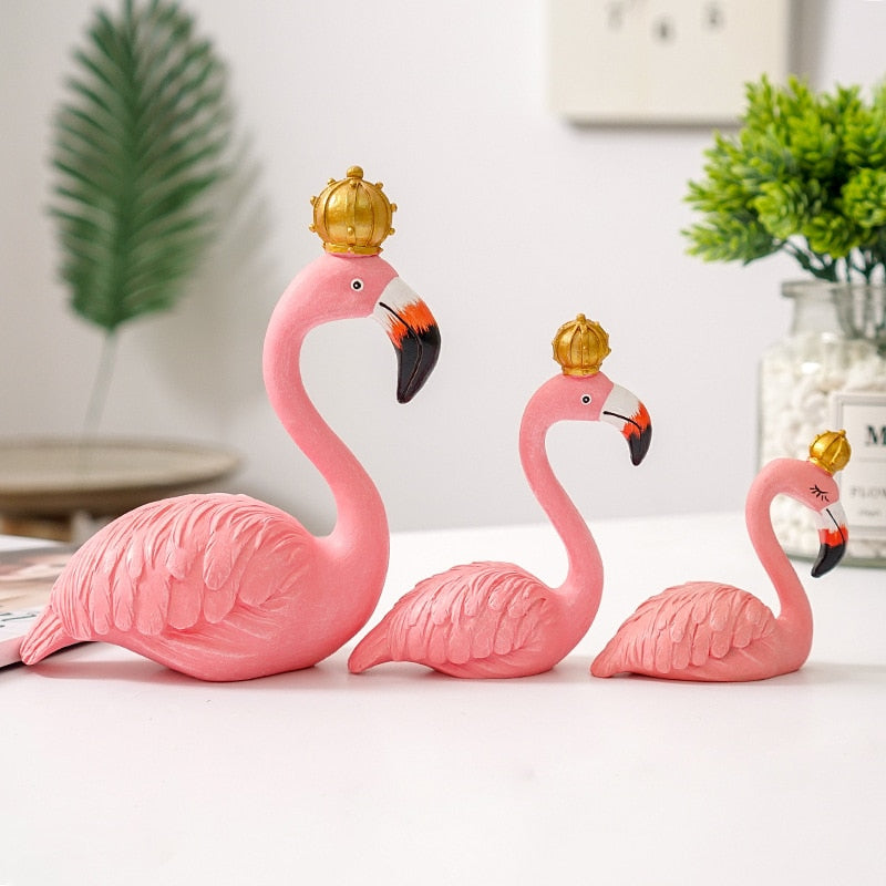 Pink Flamingo Statue