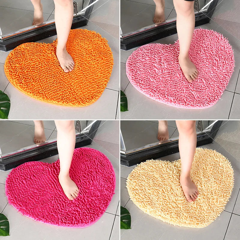 Heart Bath Mat