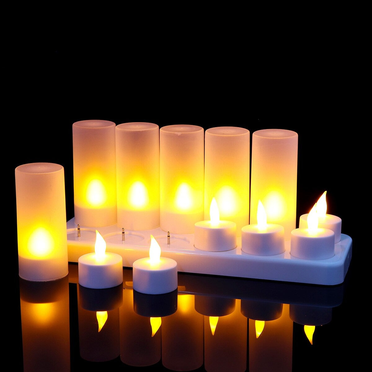 12 Piece Rechargeable Candles