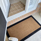 Classic Black Border Doormat