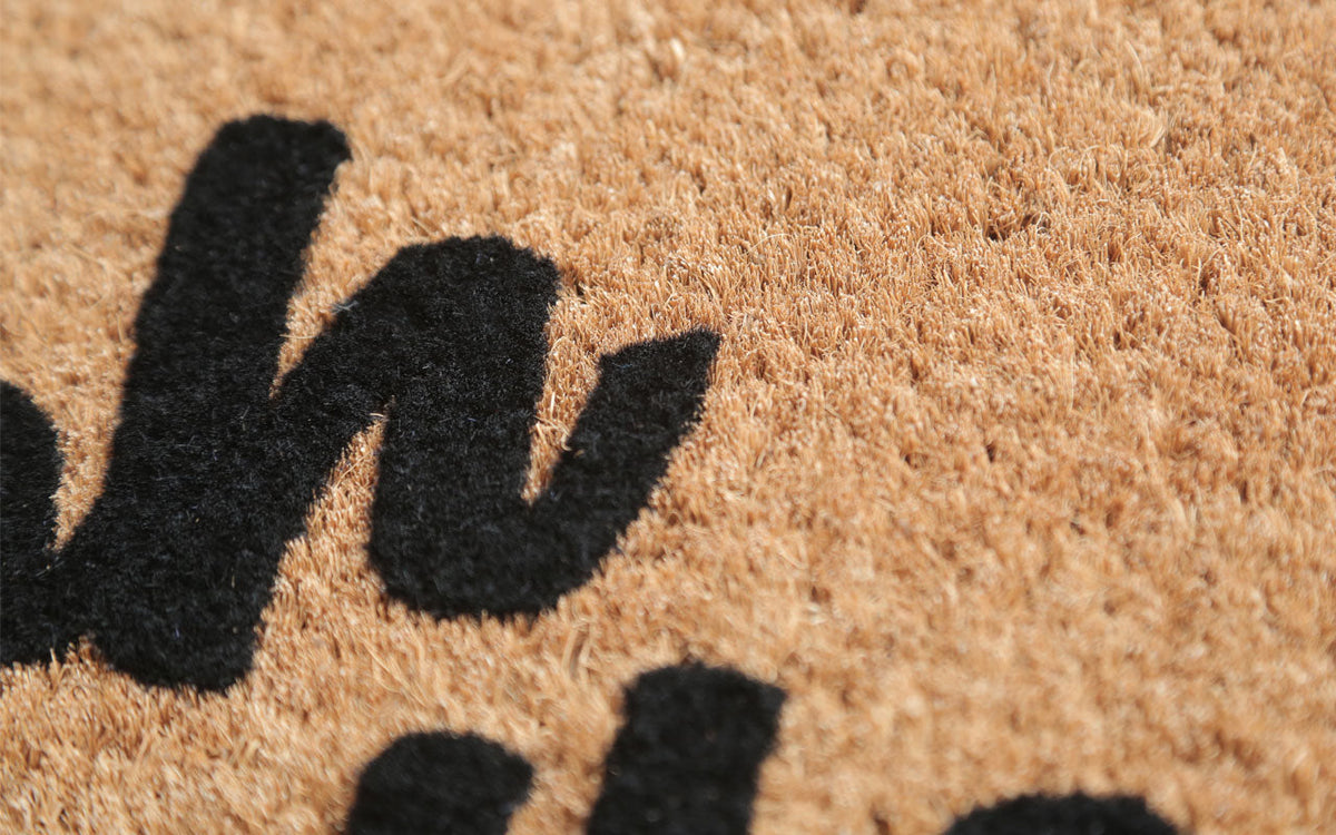 Oh Hello Doormat Embossed
