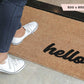 Hello Doormat Embossed