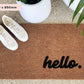 Hello Doormat Embossed