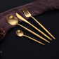Stylish Gold Cutlery