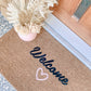 Welcome with Love Doormat Embossed