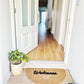 Welcome with Love Semi-Circle Doormat Embossed