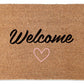 Welcome with Love Doormat Embossed