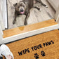 Wipe Your Paws Doormat Embossed