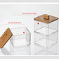 Wooden Lid Vanity Containers