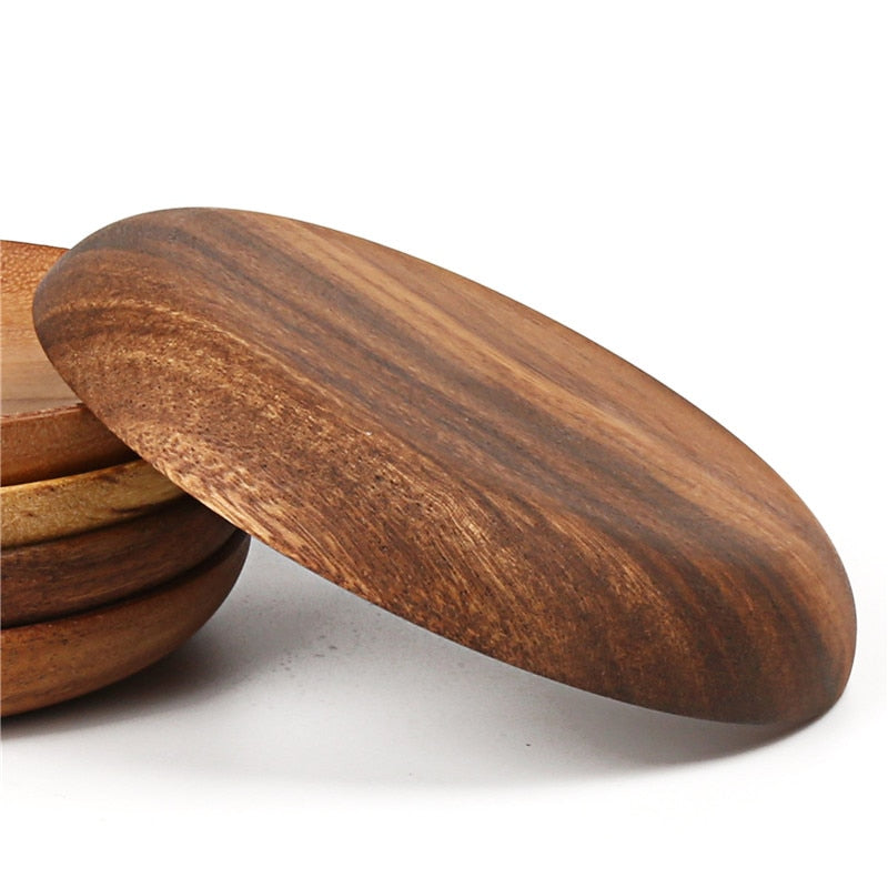 Round Wooden Serving Platters