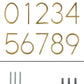 Floating Numbers (Gold)