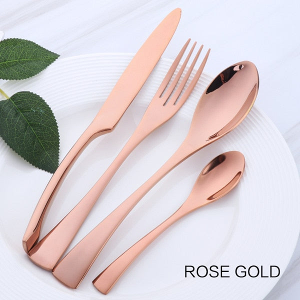 The Smooth Cutlery Set Collection (4 Piece)