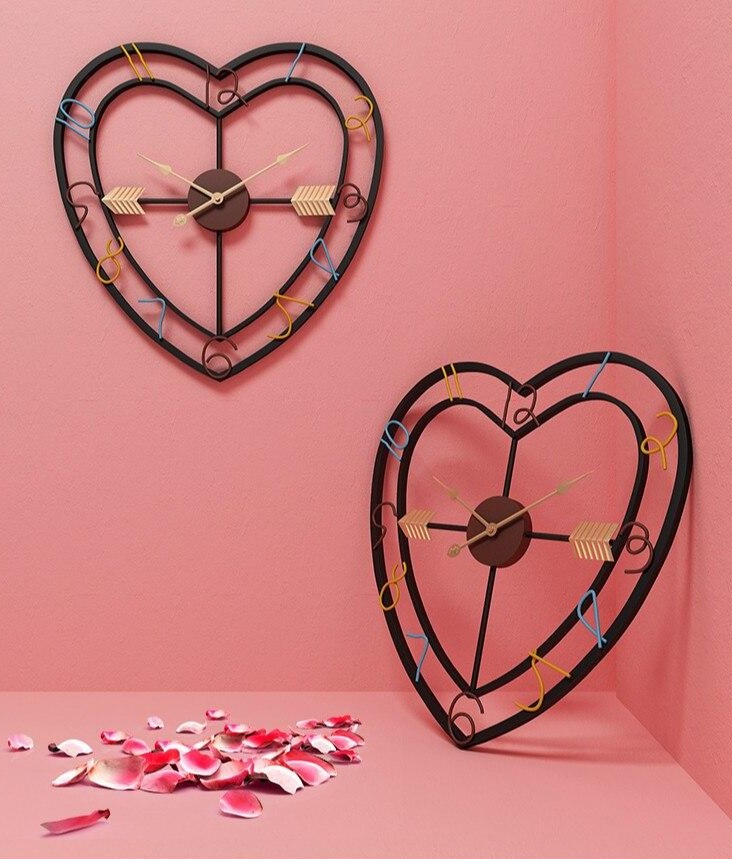 Wired Heart Wall Clock