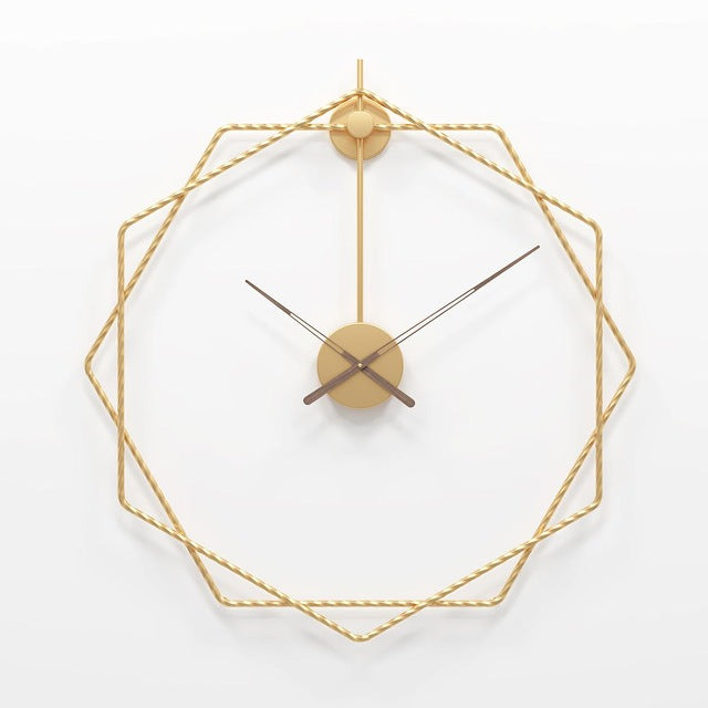 Hexagonal Twist Wall Clock