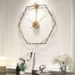 Hexagonal Twist Wall Clock