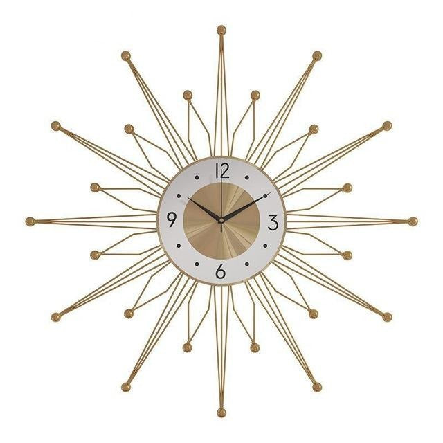 Golden Crown Wall Clock