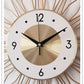 Golden Crown Wall Clock