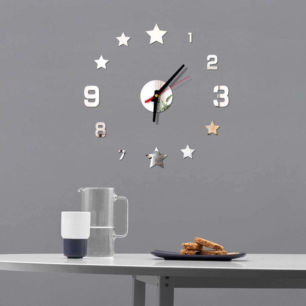 Stars DIY Wall Clock