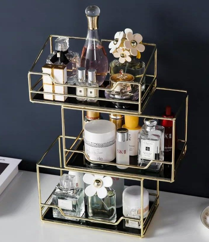 Golden Frame Beauty Organiser