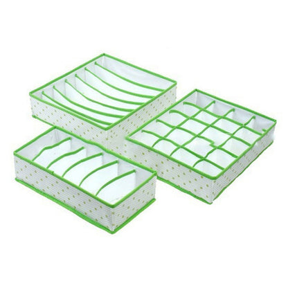 3 Piece Polka Dot Bedroom Organiser