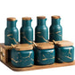 Marble Ceramic Seasoning Jars