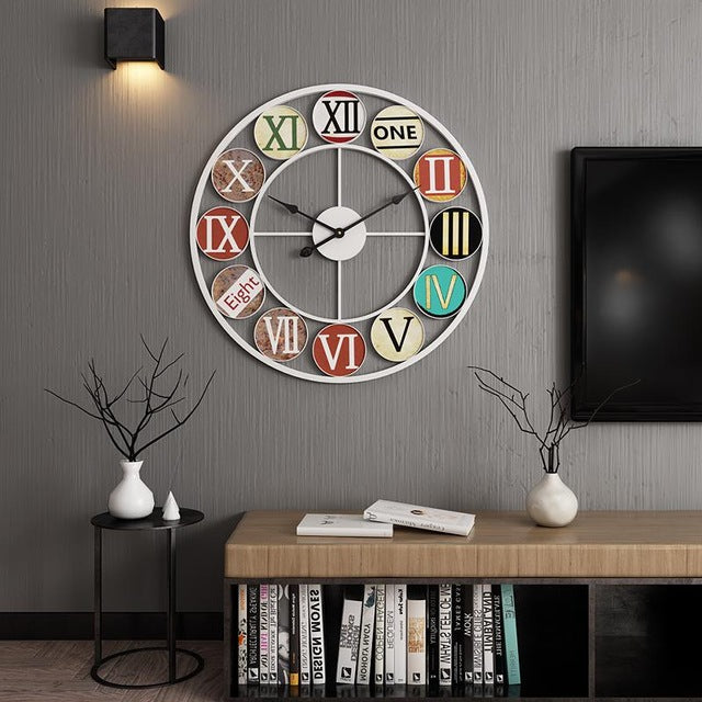 Rounded Roman Wall Clock