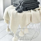 Knitted Tassel Throw