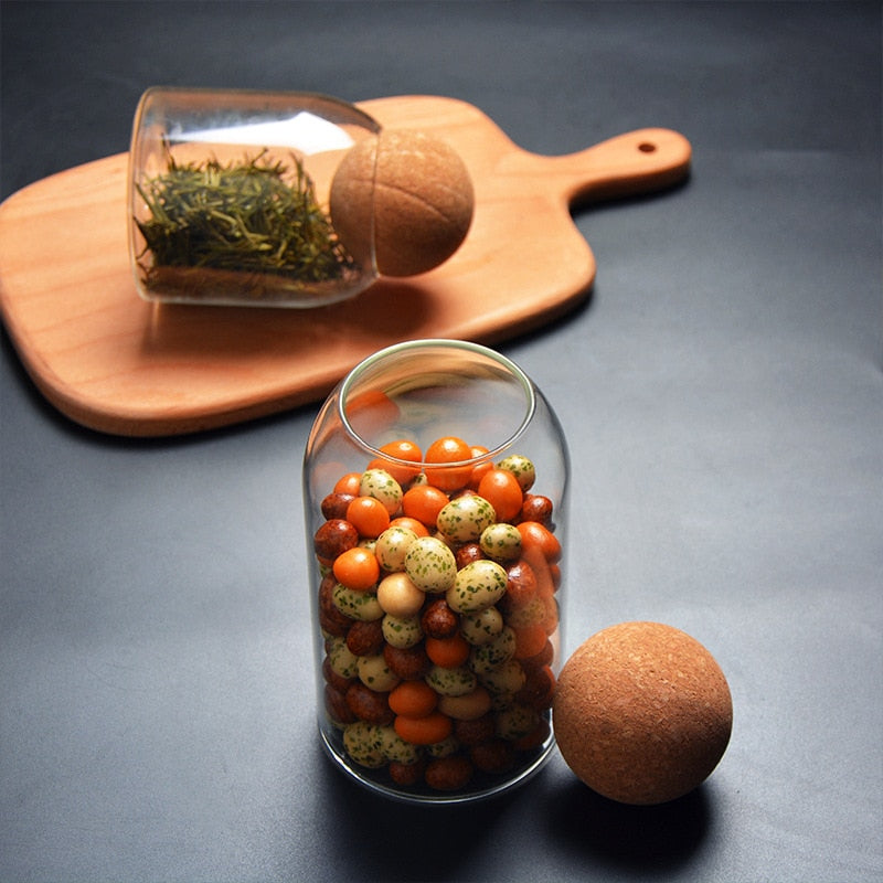 Jar with Cork Stopper