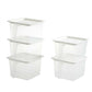 Transparent Storage Container with Handle