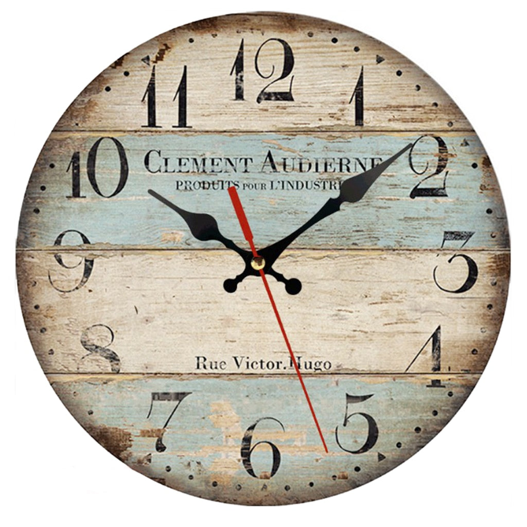 Wooden Style Wall Clock