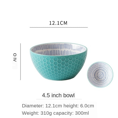 Ceramic Embossed Bowls