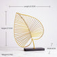 Golden Leaf Decorative Ornament