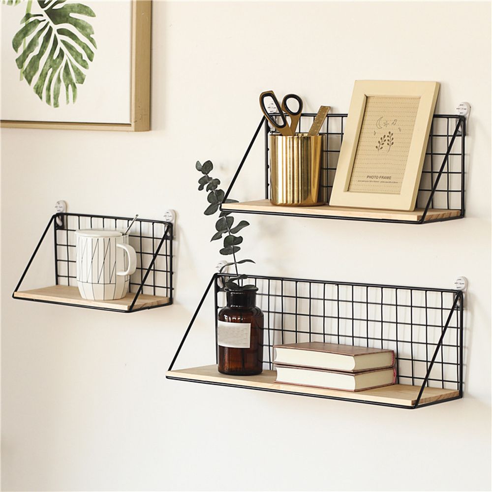 Checked Hanging Shelf – The Decor House